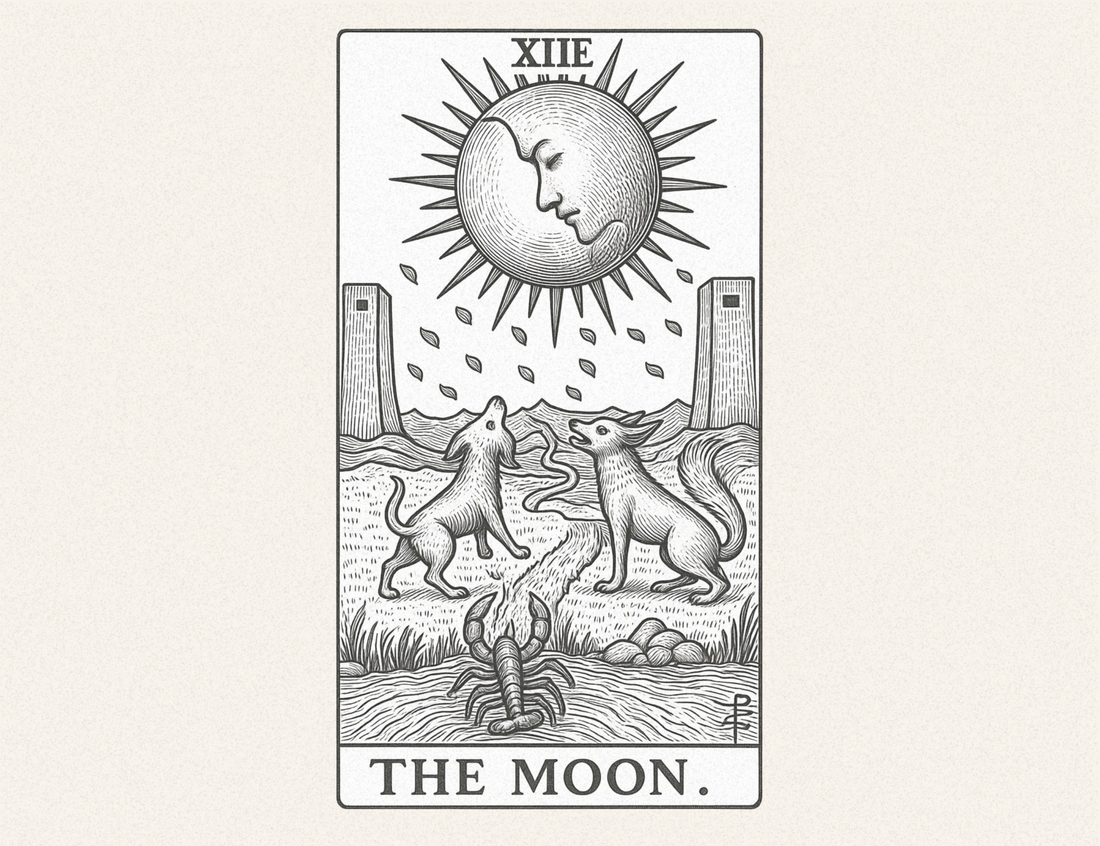 The Moon Tarot Meaning Explained: Illusion, Intuition and Hidden Truths