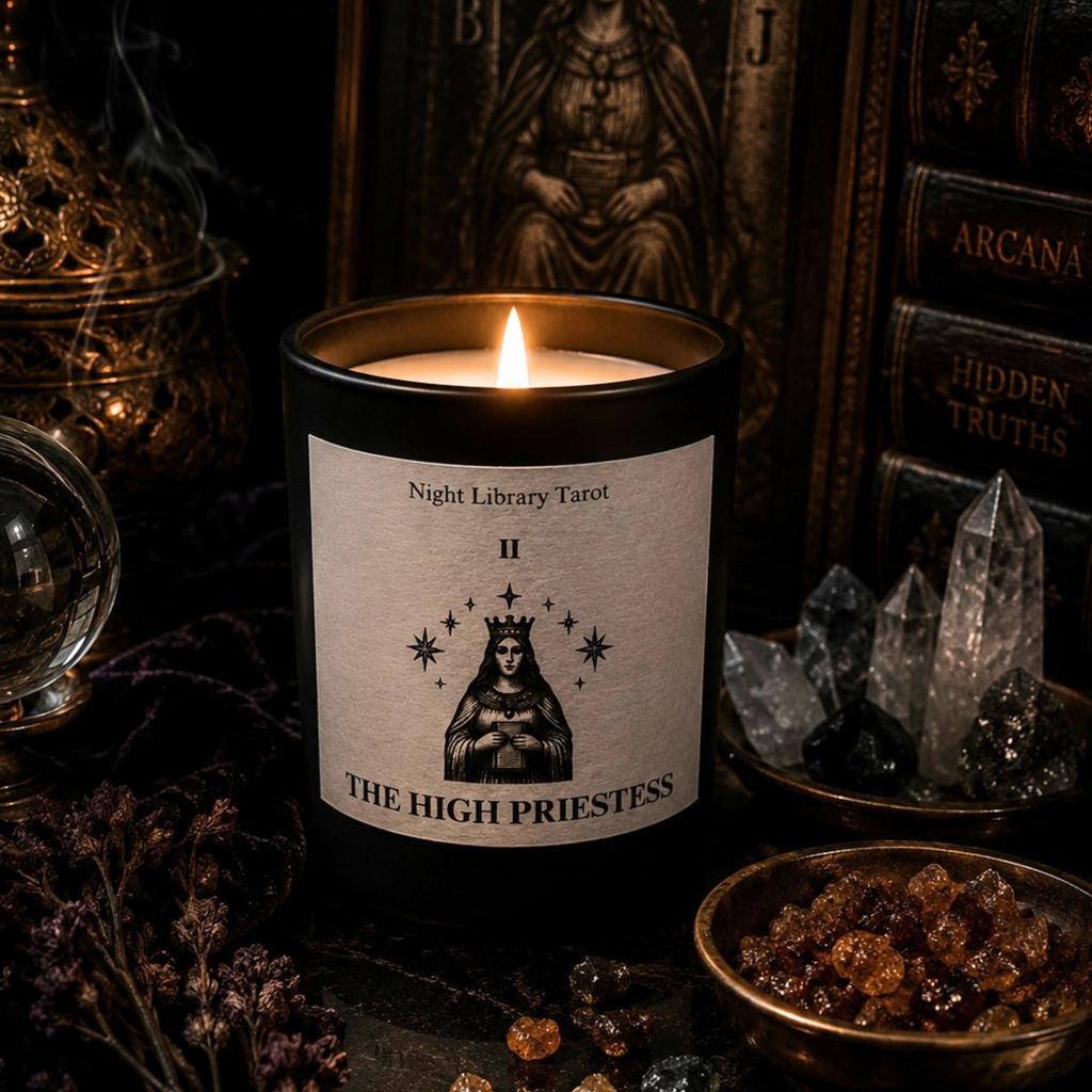 Candela dei Tarocchi La Papessa