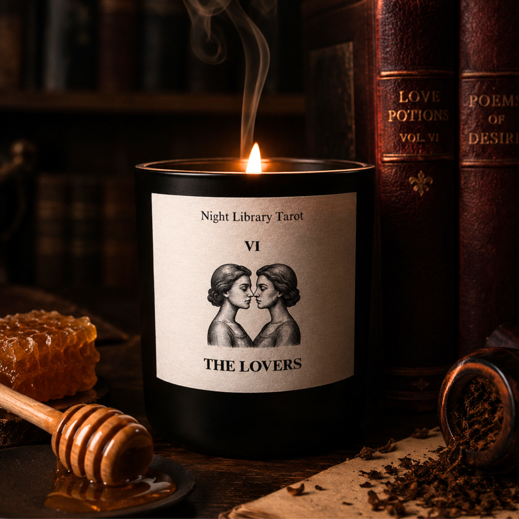 The Lovers Tarot Candle - Woody · Smoky · Sweet